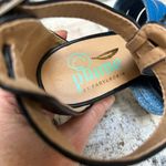 FarylRobin Blue Orange Strappy Sandals Stack Heel Ankle Strap Shoes Size 8 Photo 3