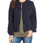 Hudson NEW Size L Large Womens Lightweight Denim Shirt Jacket in Navy W791TDG Photo 3