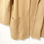 J.Crew  Size Small Sophie Cotton Wool Blend Knit Open Front Sweater Khaki Photo 1