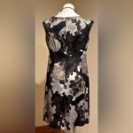 Dress Barn Collection Black,Brown,Gray Sleeveless Dress Boat Neck & pleat… Photo 5