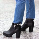 Acne Studios Orbit Black Leather Heeled Ankle Boots EU 40 / US 10 Photo 0