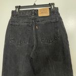 Levi's Vintage  Orange tab tapered High waist black jeans 90s SZ 10short 15921 Photo 3