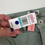 Vineyard Vines NEW High Rise Garment Dyed Skinny Denim Jeans Sage Olive Size 25 Photo 3