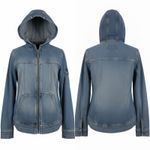 Cabela's Cabela’s Natural Reflections Blue Denim Hooded Jean Jacket Size Large Photo 1