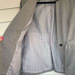 Banana Republic  light gray office wear blazer in size 0 Photo 3