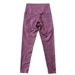 Aerie Offline The Hugger High Waisted Crackle Faux Leather Leggings | Purple | M Photo 1