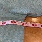 L.L. Bean Womens 1/4 Button Pullover Rugby Sweatshirt Mint Green Medium Photo 7