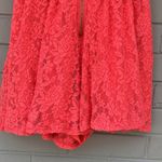 Material Girl orange strapless shorts jumpsuit/romper woman’s size xtra small Photo 2