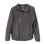 Sonoma Life + Style gray comfortable soft warm full zip jacket fluffy winter Photo 0