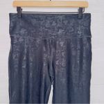 Mono B Women's Black high Waisted Pull On Athletic Leggings size large Photo 3