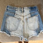Abercrombie & Fitch Mom Short Two Tone Denim Size 27 Photo 2