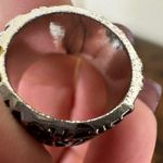 Christian Dior Dior Trotter Vintage Ring Blue Silver Tone Size 5 W/ Certificate of Authenticity Photo 5