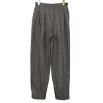 Vintage Valerie Stevens Black And White Houndstooth Plaid Trousers Pants Size 10 Photo 1