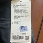 Lululemon City Sleek 5 Pocket Pant 7/8 – Black, Size 6 Photo 5