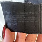 Bali  bra Large black 3 hook and eye closure in the back full coverage Photo 4