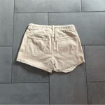 American Eagle NWT Tomgirl Denim Shorts in Empire Cream Photo 3