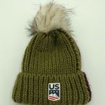 Spyder 2 Tone Pom Pom Olive and Burgundy US Beanie OS Photo 0
