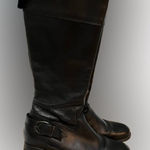 ALDO  Black Leather Knee-High Boots sz 7 Photo 0