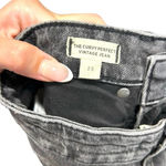 Madewell The Curvy Perfect Vintage Jean Lunar Black Wash Size 25 Photo 8