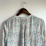 NYDJ NEW Womens Shirt Pin-tuck Blouse Dream Catcher Print Size Small Photo 3