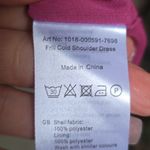 NA-KD Dark Mauve Pink Frill Crepe Cold Shoulder Dress 40 Photo 8