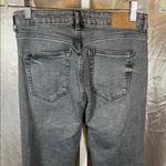 ZARA Charcoal Ripped Denim Photo 5