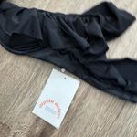 Dippin' Daisy's NWT kate ruffle off shoulder option black bikini top xs underwire Photo 2