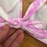 California Waves Bikini Set V-Wire Bralette High Waisted Pink Junior’s XL NWT Photo 5