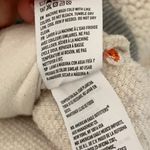 American Eagle Sherpa Half Zip Sweater Size XS White Varsity Pullover Pocket EUC Photo 3