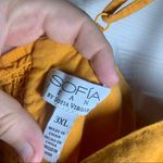 Sofía Jeans by Sofia Vergara Mustard Button Front Blouse Tank 3X Photo 1