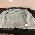 Doma Leather OOAK reworked moto Jacket, blu with animal print and back graphic S Black Photo 13