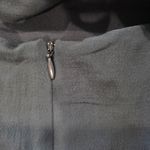 Lulus Small Sweet And Soulful Navy Puff Sleeve Tie Back Dress Nwt Blue Photo 2