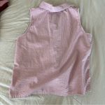 Villager Vintage Pink seersucker collared tank Photo 5