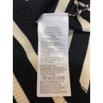 J.Crew Cyan Black White Striped Strapless Maxi Bodycon Sweater Tube Dress Size S Photo 4