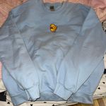 light blue duck quack crewneck Size M Photo 0