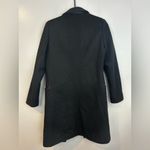 Straight to Hell Black Black Wool Long Dress Coat/Jacket Size Small Photo 6