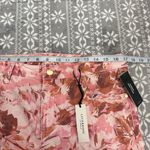 NWT Stitch Fix Liverpool Hannah Fray Hem Crop Jeans Pink Floral Size 12/31 Photo 7