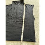 Madewell Funnel Neck Cropped Muscle Tee Black Size L Photo 7