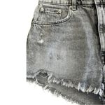 ZARA  women’s High Waist cut off Denim Shorts Photo 4