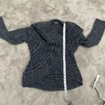 Anthropologie Elsamanda Made in Italy Gray Chunky Knit Open Front Cardigan S Wool Alpaca Blend Photo 1