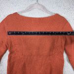 Akira  Sweater Women Small V Neck Front Knot Long‎ Sleeve Boho Coquette Chic Photo 5