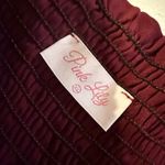 Pink Lily  Wide Leg Burgundy Pants XL Viscose Lined Boho Peasant Flowy Palazzo Photo 1