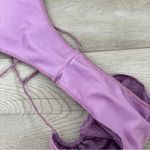 Oseree Bikini Bottoms lumiere sparkly cheeky womens Purple (large) vacation swim Photo 3