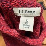 VTG L.L. Bean Wool Blend Pullover Knit Sweater Size S Made in USA Red Photo 7