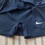 Nike navy blue slim fit classic sporty tennis skirt w shorts size medium Photo 2