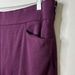 Torrid Purple Wide Leg Cropped Crepe Pants Women's 12 Photo 2