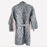 Vince Marled Wool Blend Belted Gray Coat Photo 24