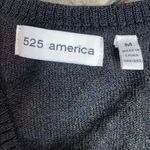 525 America  Black & White Stripe Racerback Top M Photo 4