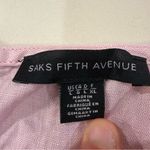 Saks 5th Avenue Saks Fifth Avenue 100% Linen Gathered Waist Mini Dress Womens Large PastelPurple Photo 4