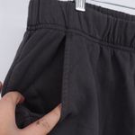 American Giant Women's Side Slit French Terry Short Size M Made In USA Gray Size M Photo 4